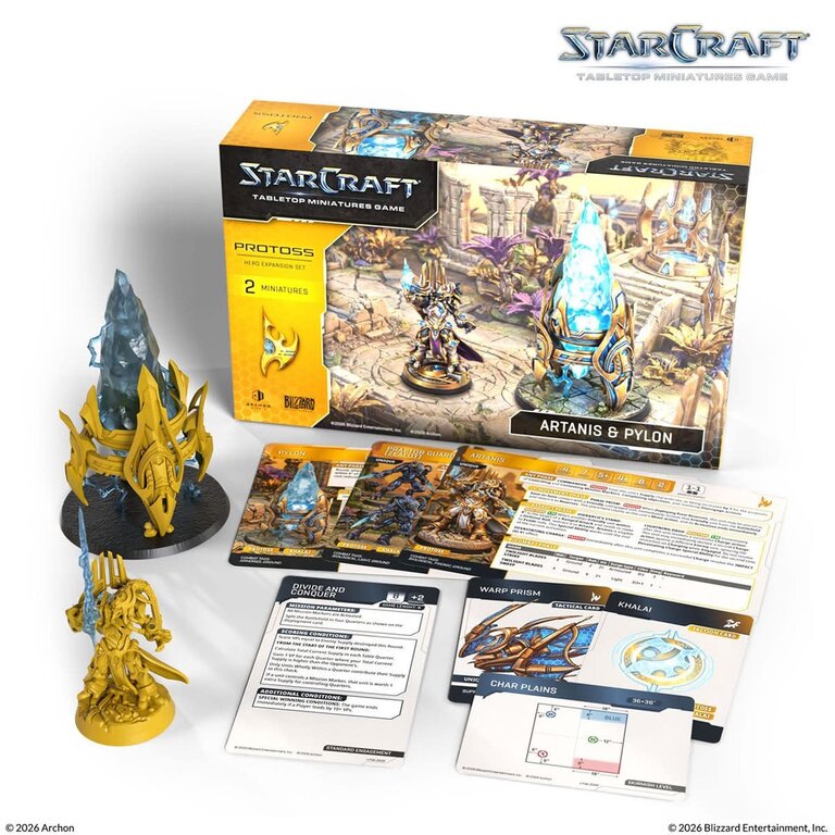 Starcraft - The Miniatures Game - Protoss - Artanis & Pylon (Anglais) [PRÉCOMMANDE]