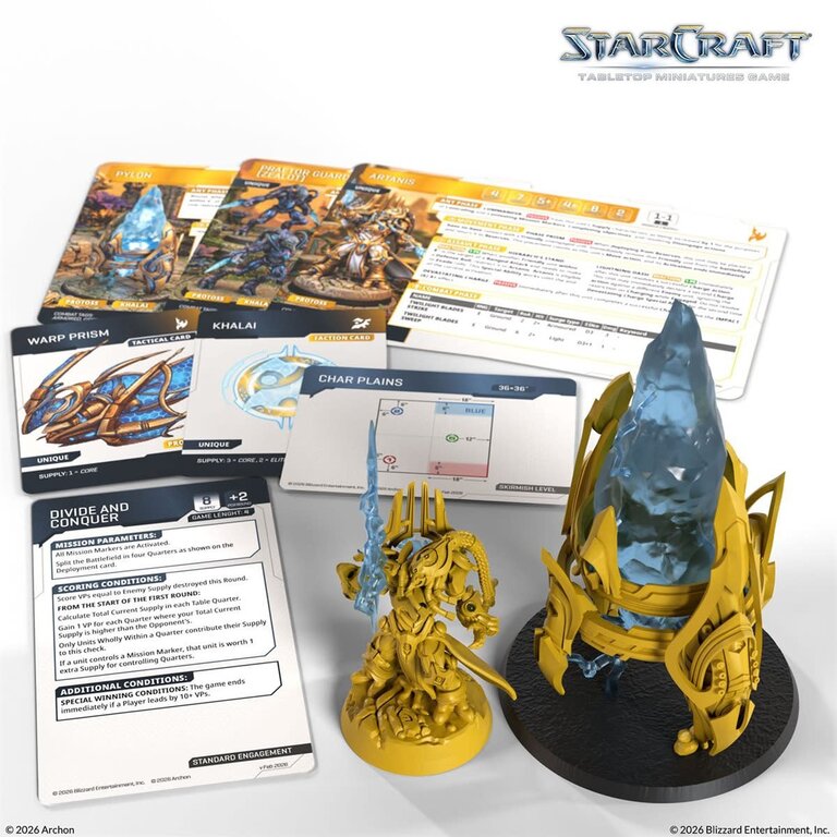 Starcraft - The Miniatures Game - Protoss - Artanis & Pylon (Anglais) [PRÉCOMMANDE]