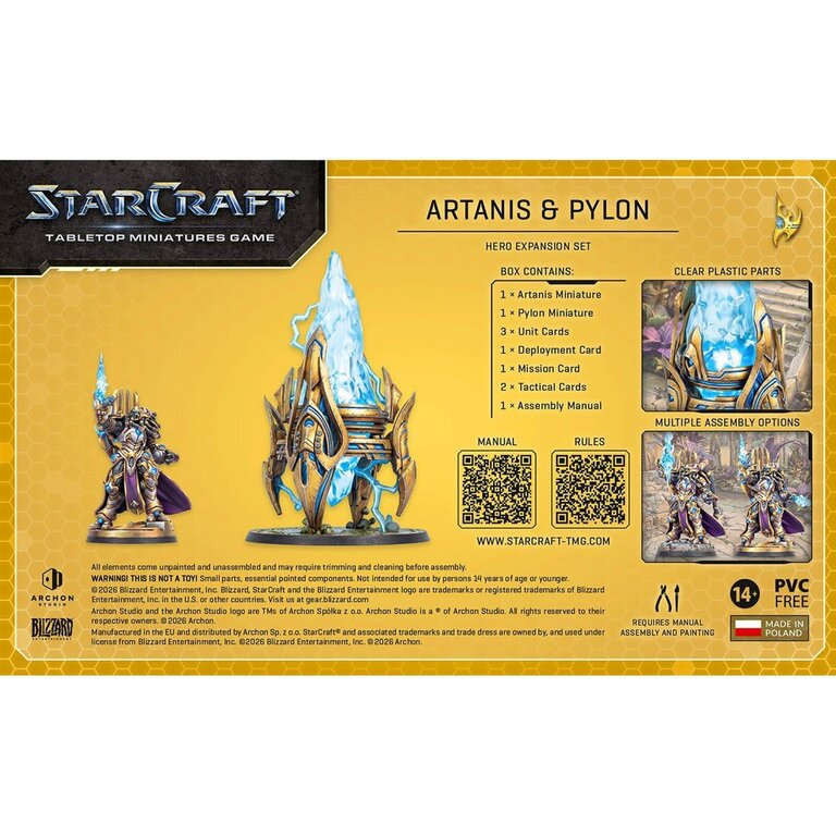 Starcraft - The Miniatures Game - Protoss - Artanis & Pylon (Anglais) [PRÉCOMMANDE]