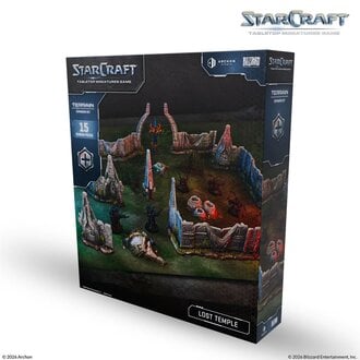 Starcraft - The Miniatures Game - Lost Temple - 15 Terrains Pieces (Anglais) [PRÉCOMMANDE]