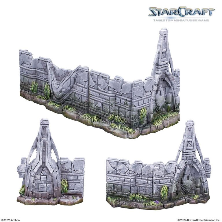 Starcraft - The Miniatures Game - Lost Temple - 15 Terrains Pieces (Anglais) [PRÉCOMMANDE]