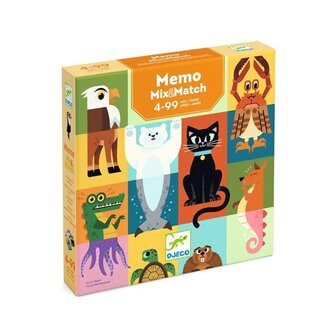 Djeco Memo Mix & Match (Multilingue) [PRÉCOMMANDE]