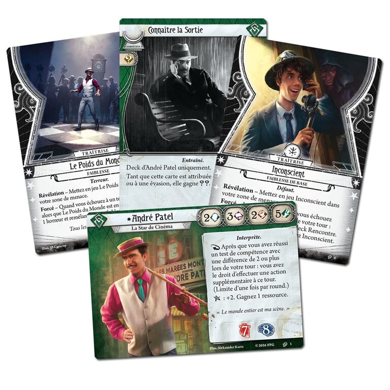 Horreur à Arkham JCE - Andre Patel - Paquet investigateur (French)