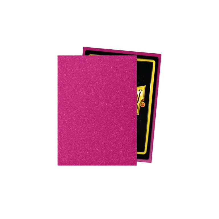 Dragon Shield (Dragon Shield) Matte Sparkles - Pink Sapphire - 100 Unités - 63mm x 88mm