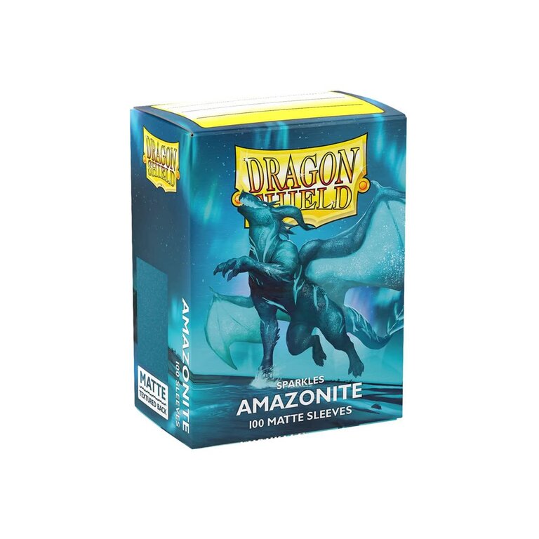 Dragon Shield (Dragon Shield) Matte Sparkles - Amazonite - 100 Unités - 63mm x 88mm