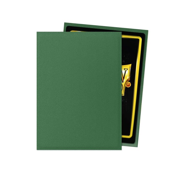 Dragon Shield (Dragon Shield) Matte Non-Glare - Forest Green - 100 Unités - 63mm x 88mm