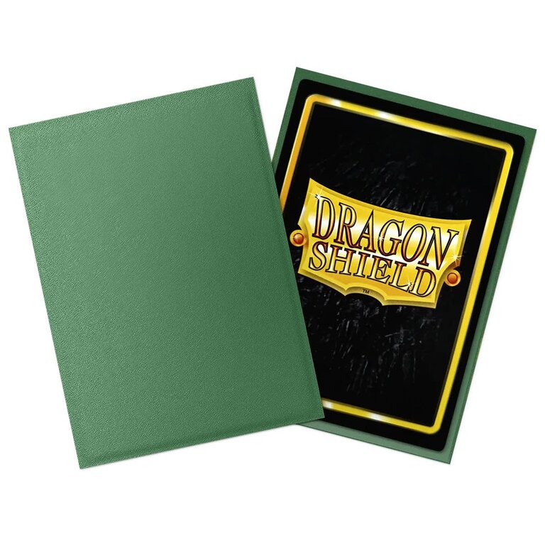 Dragon Shield (Dragon Shield) Matte Non-Glare - Forest Green - 100 Unités - 63mm x 88mm