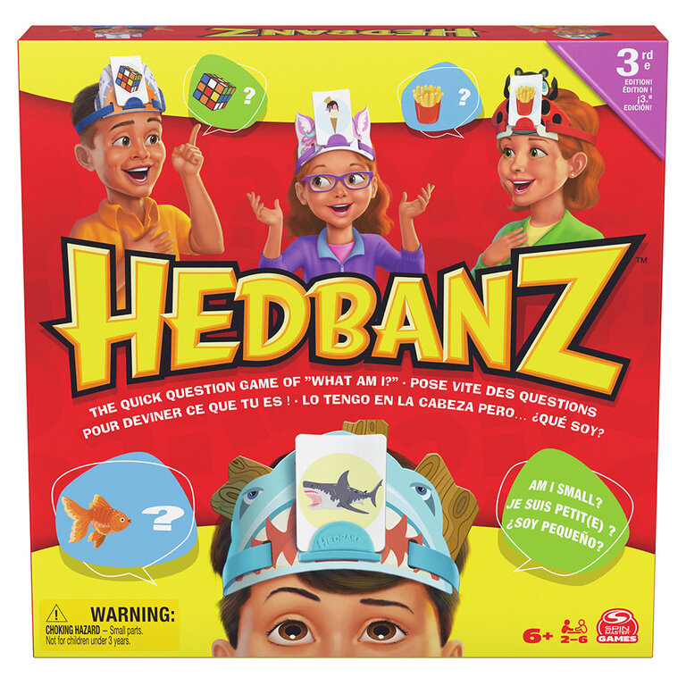 Hedbanz - 3e édition (Multilingue)