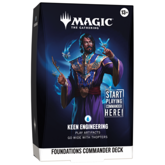 Magic the Gathering Foundations - Commander Deck - Keen Engineering (English)