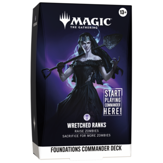 Magic the Gathering Foundations - Commander Deck - Wretched Ranks (English)