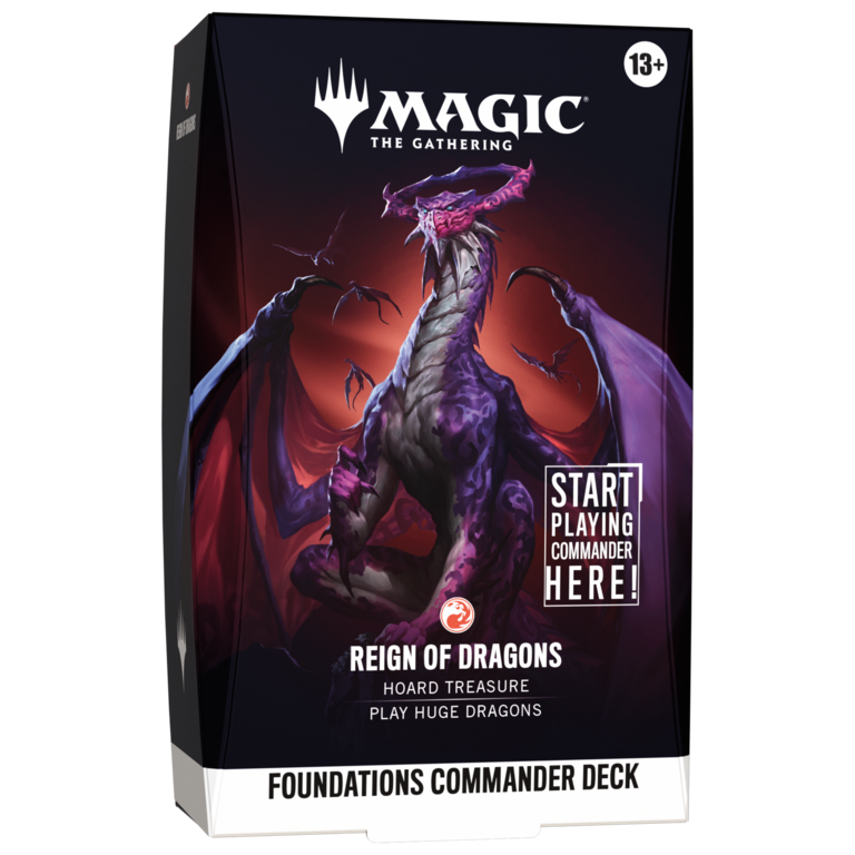 Magic the Gathering Foundations - Commander Deck - Reign of Dragons (English)