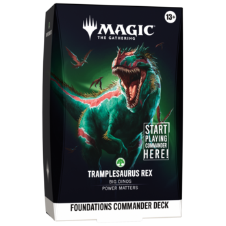Magic the Gathering Foundations - Commander Deck - Tramplesaurus Rex (English)
