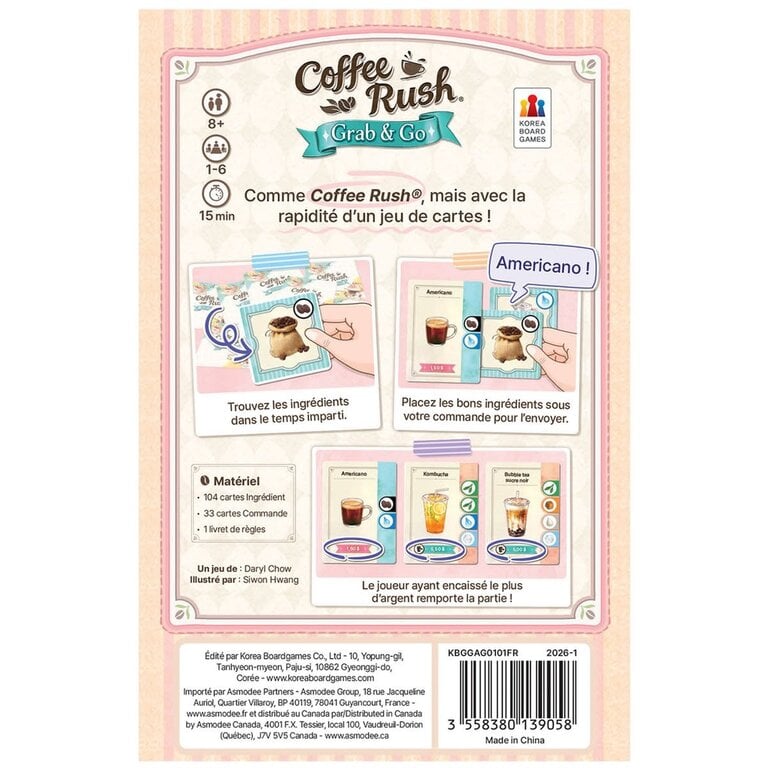 Coffee Rush - Grab & Go (Français) [PRÉCOMMANDE]