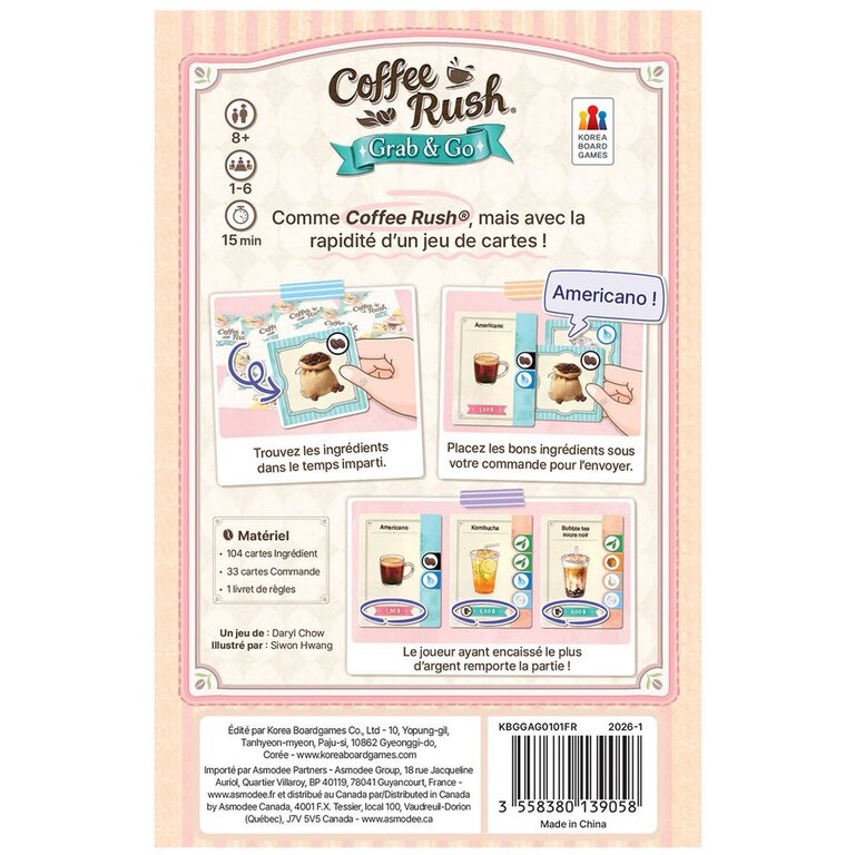 Coffee Rush - Grab & Go (French) [PREORDER]