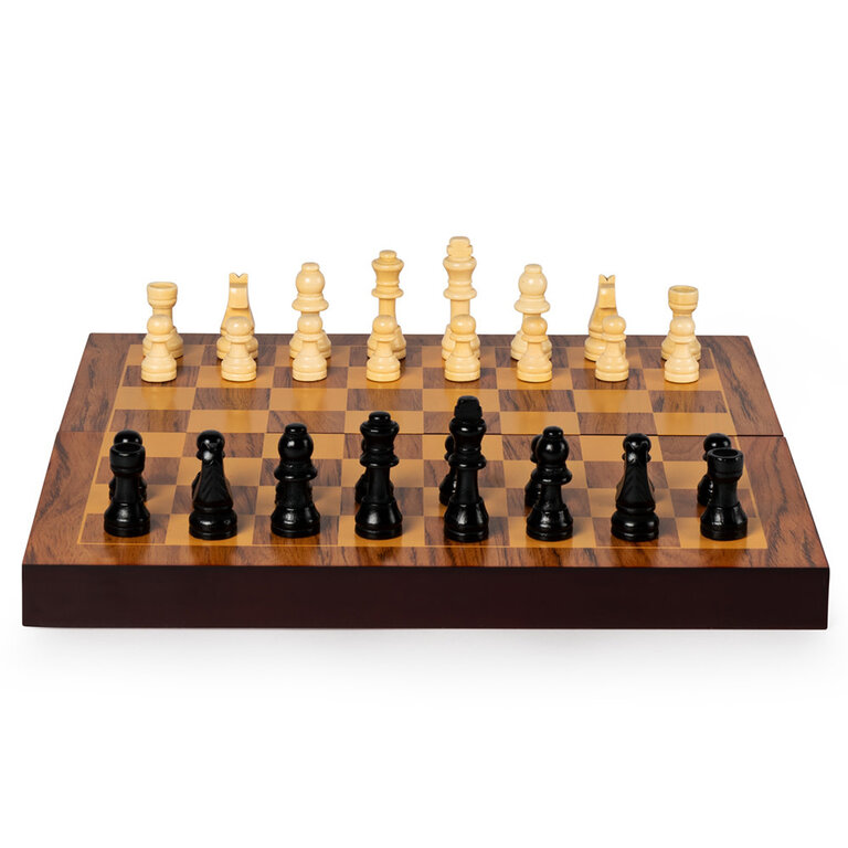 Jeu d'échecs en bois pliable (Multilingual)