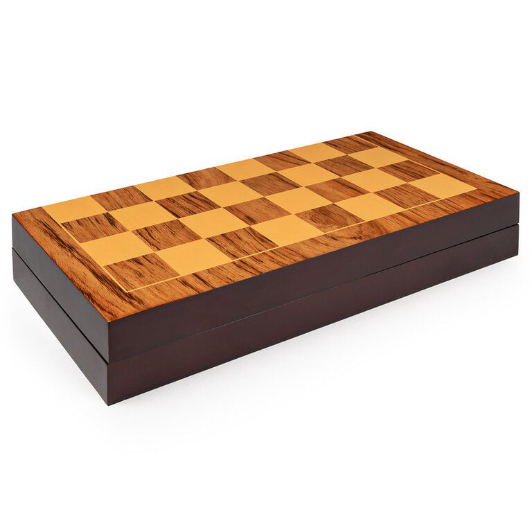 Jeu d'échecs en bois pliable (Multilingue)