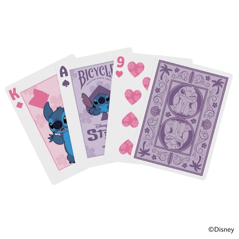 Bicycle Cartes à jouer - Bicycle - Disney - Stitch - Purple