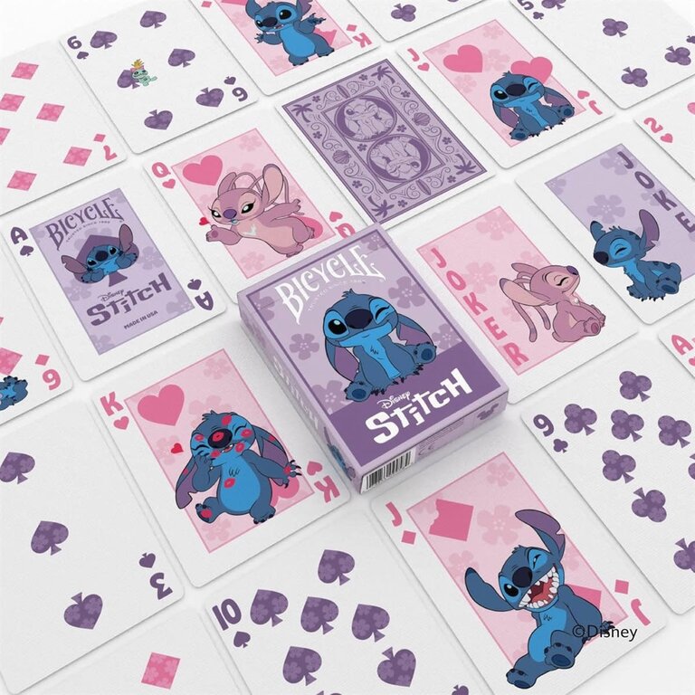 Bicycle Cartes à jouer - Bicycle - Disney - Stitch - Purple