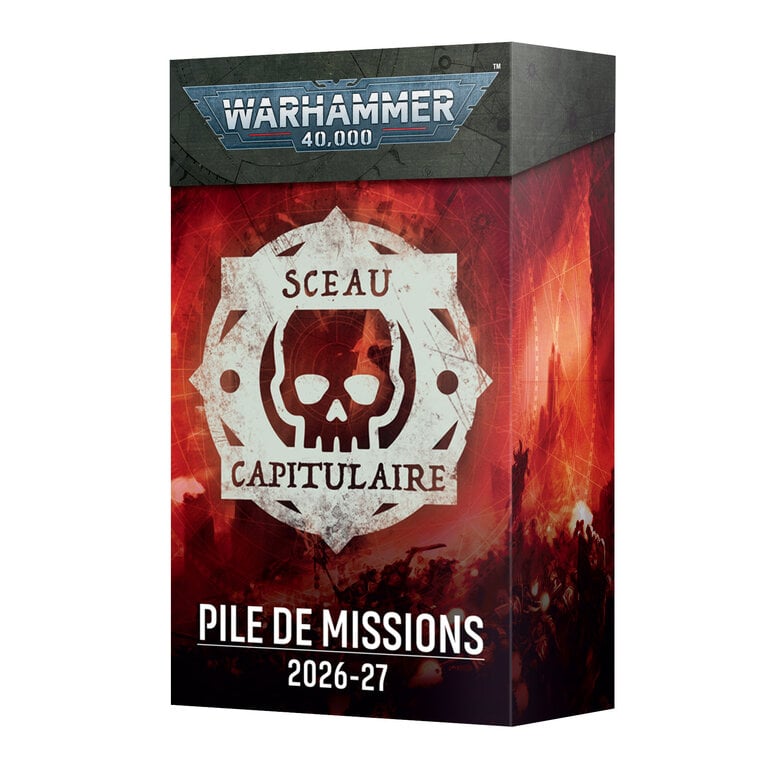 Warhammer 40,000 - Chapter Approved Mission Deck 2026-27 (Français) [PRÉCOMMANDE]