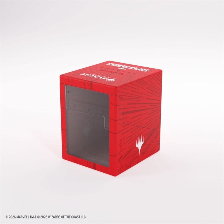 Gamegenic (Gamegenic) Deck Box Bastion XL 100ct - Comic Burst Red