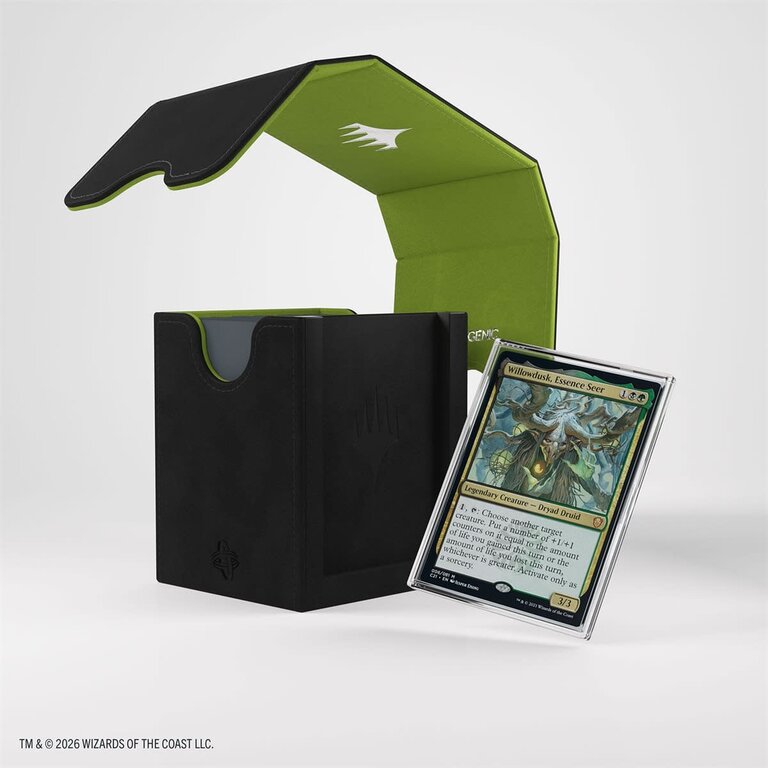 Gamegenic (Gamegenic) Squire Plus XL 100ct - Strixhaven - Black/Green