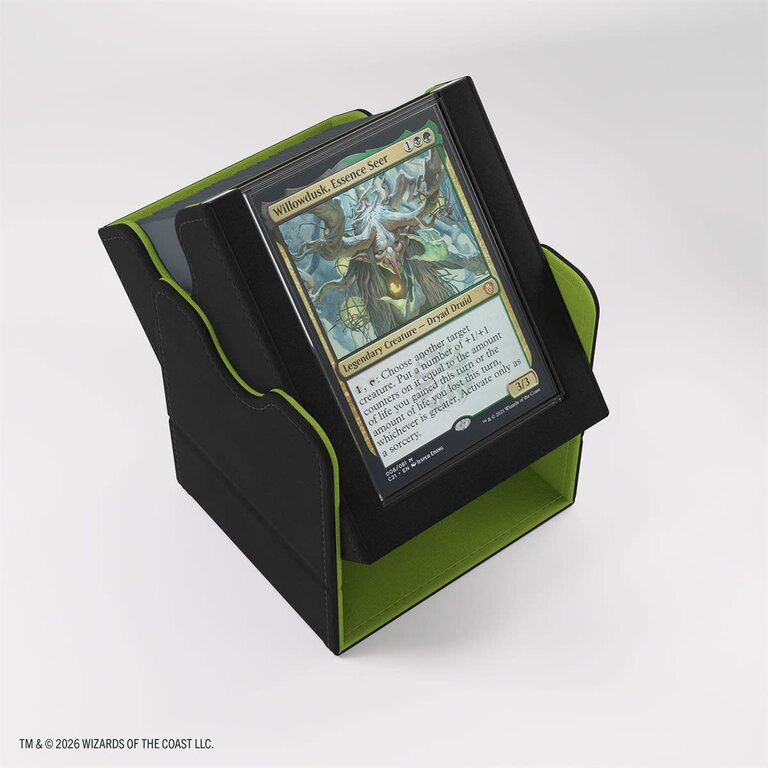 Gamegenic (Gamegenic) Squire Plus XL 100ct - Strixhaven - Black/Green