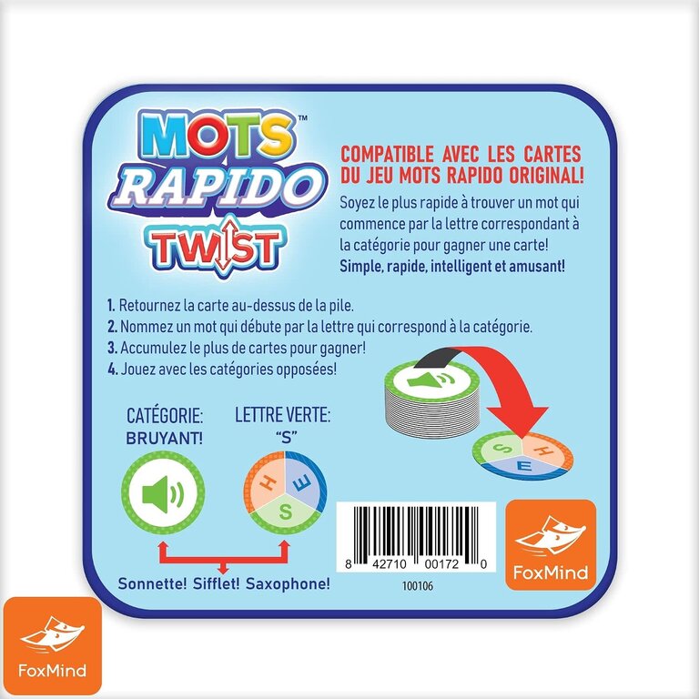 Mots rapido twist (French)