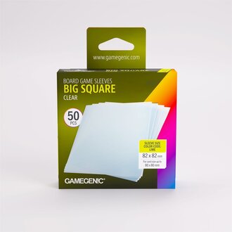 Gamegenic (Gamegenic) Prime Big Square-Sized Sleeves - 50 Unités - 82mm x 82mm