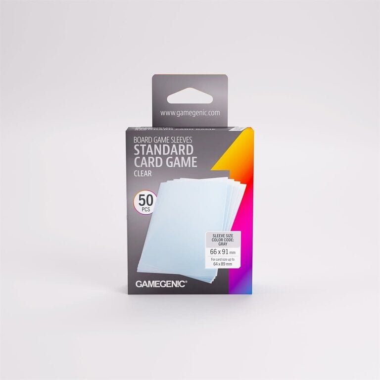 Gamegenic (Gamegenic) Prime Standard Sleeves - 50 Unités - 66mm x 91mm