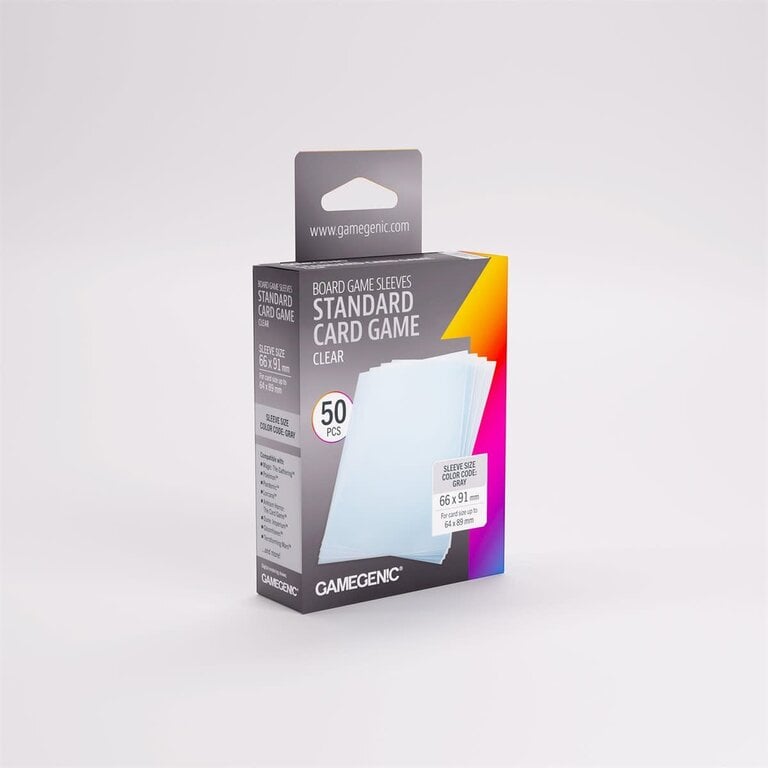 Gamegenic (Gamegenic) Prime Standard Sleeves - 50 Unités - 66mm x 91mm