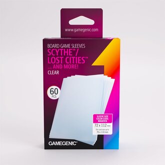 Gamegenic (Gamegenic) Prime Scythe / Lost Cities Sleeves - 60 Unités - 72mm x 112mm