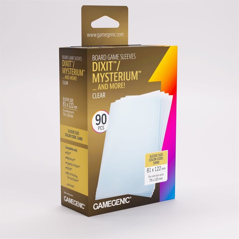Gamegenic (Gamegenic) Prime Dixit / Mysterium Sleeves - 90 Unités - 81mm x 122mm