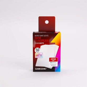 Gamegenic (Gamegenic) Matte Mini European-Sized Sleeves - 50 Unités - 46mm x 71mm