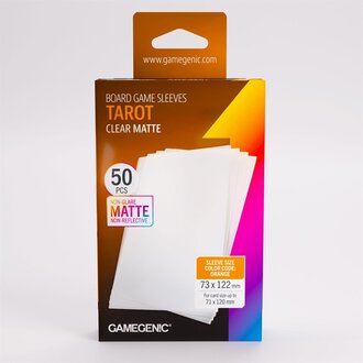 Gamegenic (Gamegenic) Matte Tarot-Sized - 50 Unités - 73mm x 122mm