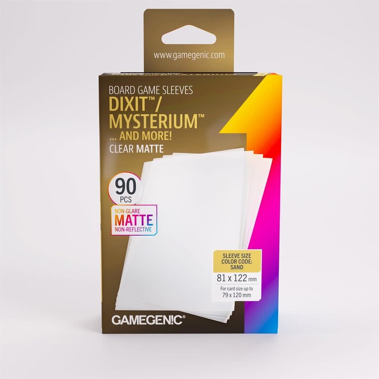 Gamegenic (Gamegenic) Matte Dixit / Mysterium Sleeves - 90 Unités - 81mm x 122mm