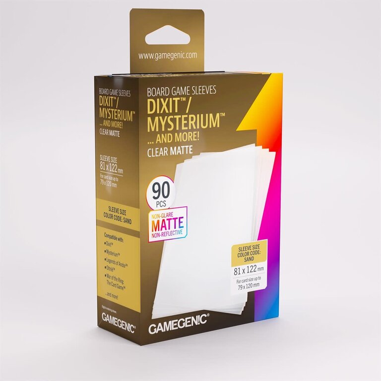 Gamegenic (Gamegenic) Matte Dixit / Mysterium Sleeves - 90 Unités - 81mm x 122mm
