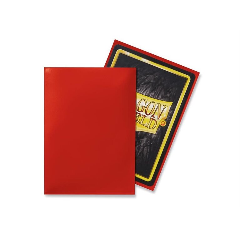 Dragon Shield (Dragon Shield) Crimson Classic - 100 Unités - 63mm x 88mm
