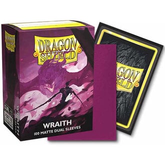 Dragon Shield (Dragon Shield) Matte Dual Sleeves - Wraith - 100 Unités - 63mm x 88mm