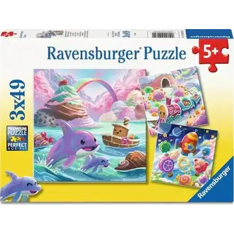 Ravensburger Candy Coastline - 3x49 pièces