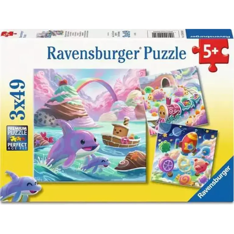 Ravensburger Candy Coastline - 3x49 pièces