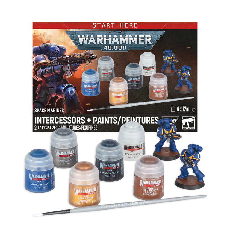 Space Marines Intercessors + Paints