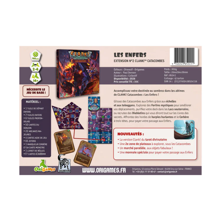 Clank! - Catacombes - Les enfers (Français)