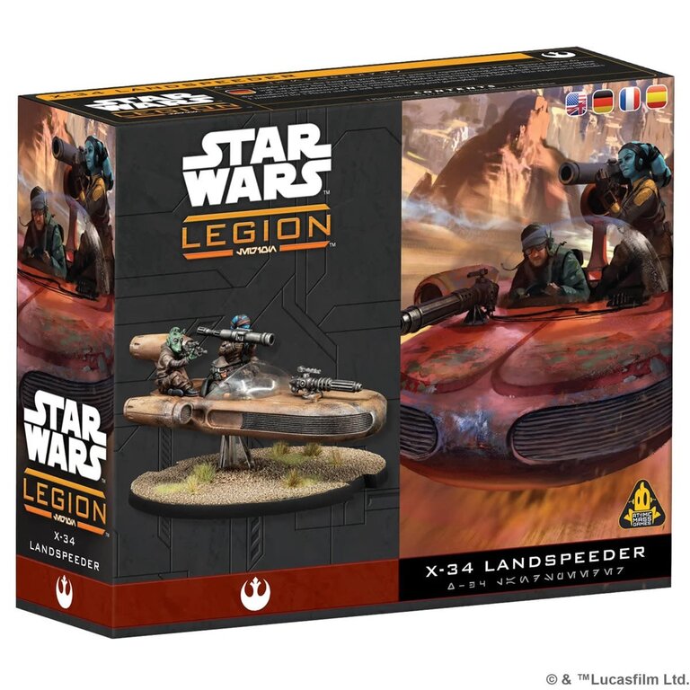Atomic Mass Star Wars Legion - X-34 Landspeeder (Multilingue)
