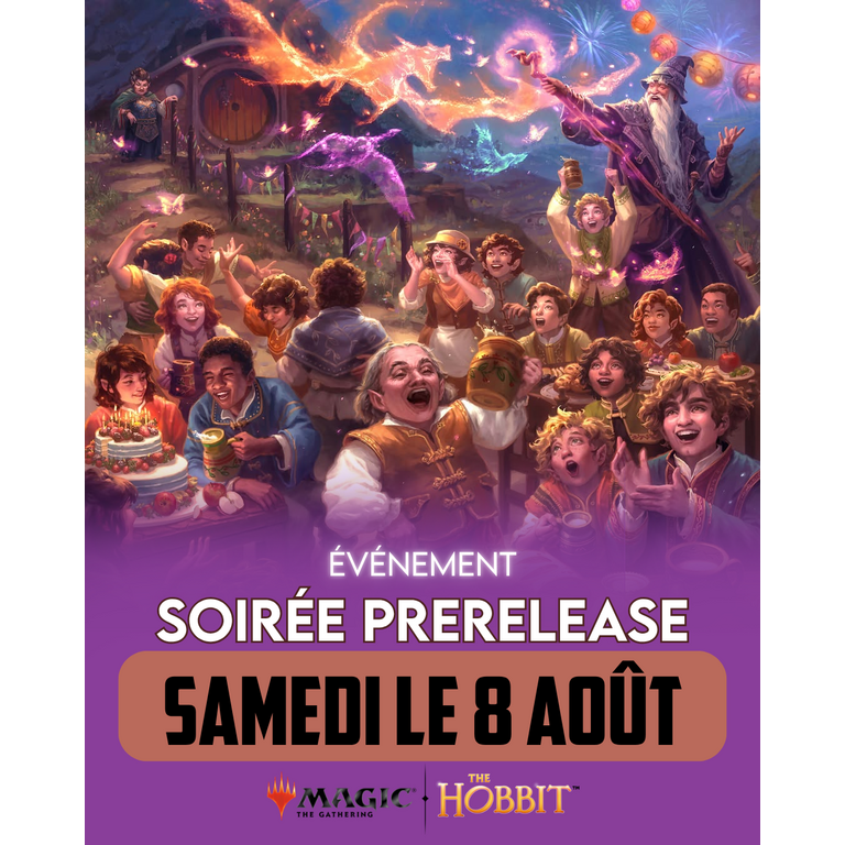 Magic the Gathering Événement Magic the Gathering - Prerelease The Hobbit - Samedi 13:00
