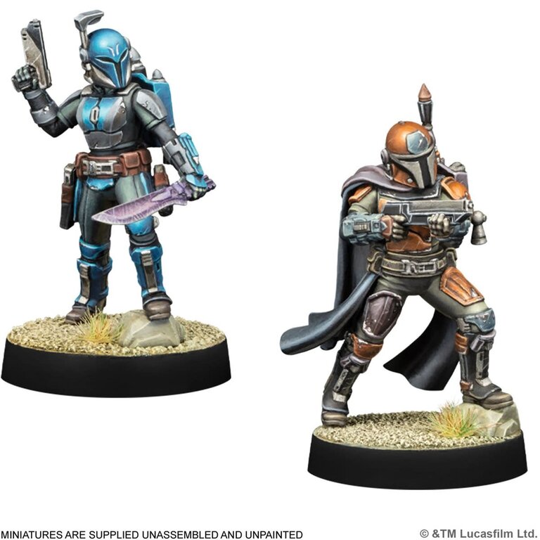 Atomic Mass Star Wars Legion - Mandalorian Leader and Hunter (Multilingue)