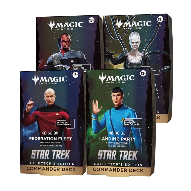 Magic the Gathering Star Trek - Collector Commander Deck - Bundle of 4 (English) [PREORDER]