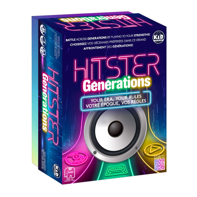 Hitster - Générations (Multilingue) [PRÉCOMMANDE]