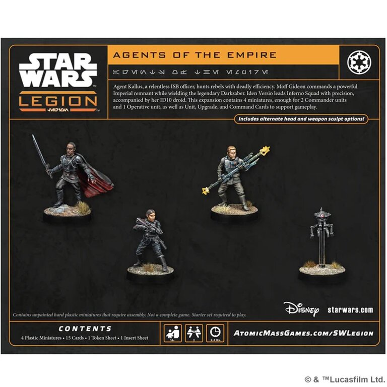 Atomic Mass Star Wars Legion - Agents of the Empire (Multilingue)