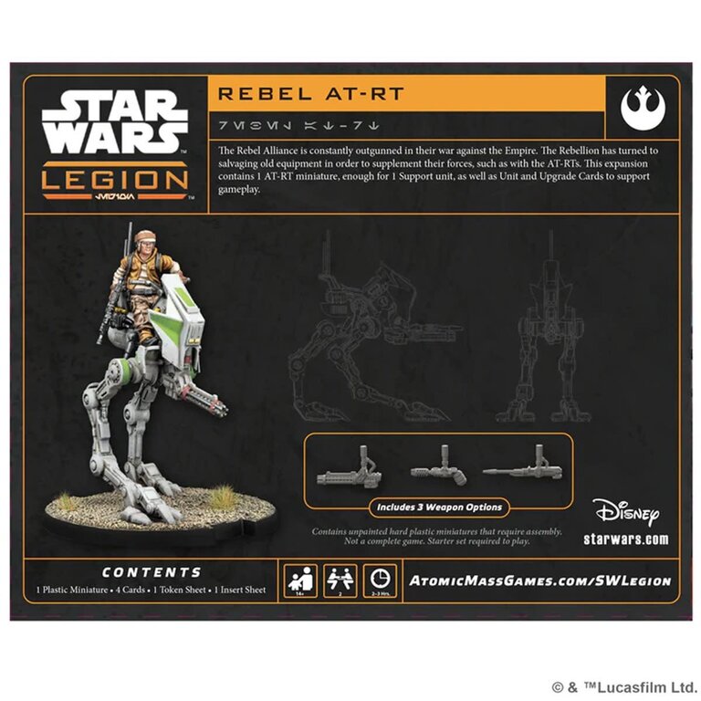 Atomic Mass Star Wars Legion - Rebel AT-RT (Multilingue)
