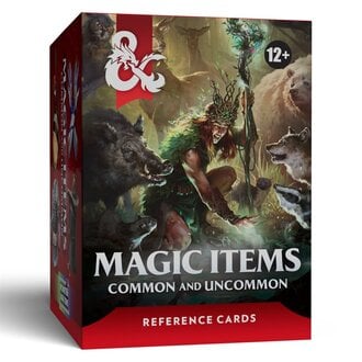 Dungeons & Dragons D&D - Reference Cards - Magic Items - Common and Uncommon (Anglais)